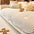 Modern Lines Chenille Artistic Sofa Protector Irregular Sofa Cover