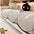 Modern Lines Chenille Artistic Sofa Protector Irregular Sofa Cover