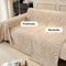 Moroccan Pattern Reversible Chenille Cat-Scratch Resistant Throw Couch Cover