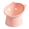 Nordic Style Elevated Anti-Choke Anti-Spill Slanted Feeding Cat & Dog Bowl