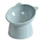 Nordic Style Elevated Anti-Choke Anti-Spill Slanted Feeding Cat & Dog Bowl