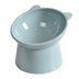 Nordic Style Elevated Anti-Choke Anti-Spill Slanted Feeding Cat & Dog Bowl