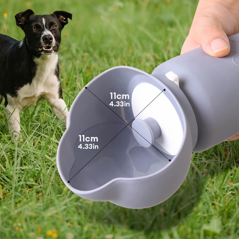 Portable Outdoor Folding Sealed Soft Silicone Pet Water Bottle