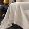 Premium Herringbone Chenille Fringe Full Coverage Sofa Cover