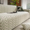 Textured Wheat Ear Pattern Jacquard Fleece Magic Sofa Cover