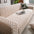 Textured Wheat Ear Pattern Jacquard Fleece Magic Sofa Cover
