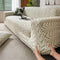 Textured Wheat Ear Pattern Jacquard Fleece Magic Sofa Cover