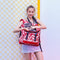 Trendy Hawaiian Print Portable and Comfortable Pet Travel Cat Backpack