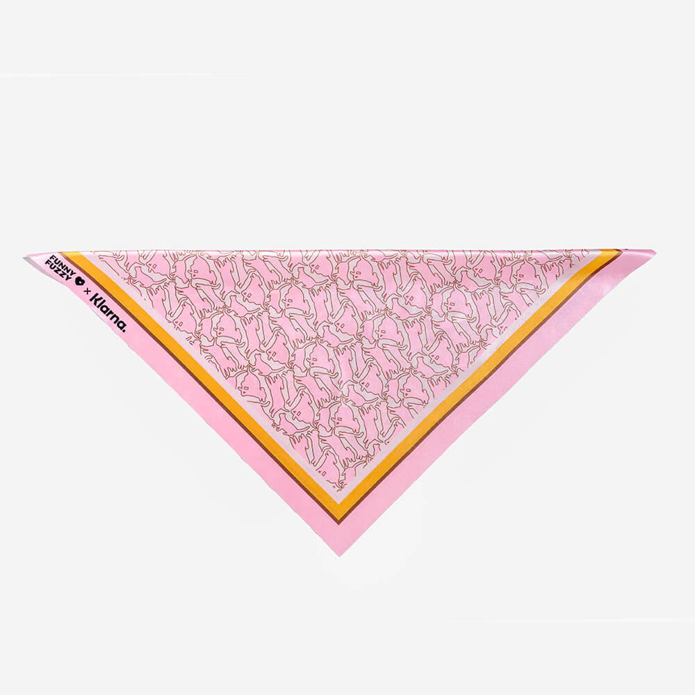 FUNNYFUZZY X Klarna Foulard pour animaux de compagnie et humains