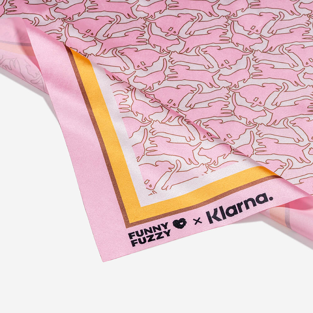 FUNNYFUZZY X Klarna Pet & Human Scarf