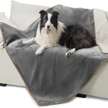 Cozy & Protective Throw Reversible Fleece Pet Blanket