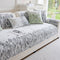 Chenille Romantic Botanical Design Comfortable Sofa Cover