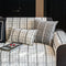 Elegant Checkered Jacquard Chenille All-Season Sofa Protector Sofa Cover