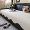 Water-repellent Teddy Fleece Non-Slip Straight Outdoor Sofa Cover