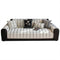 Elegant Checkered Jacquard Chenille All-Season Sofa Protector Sofa Cover