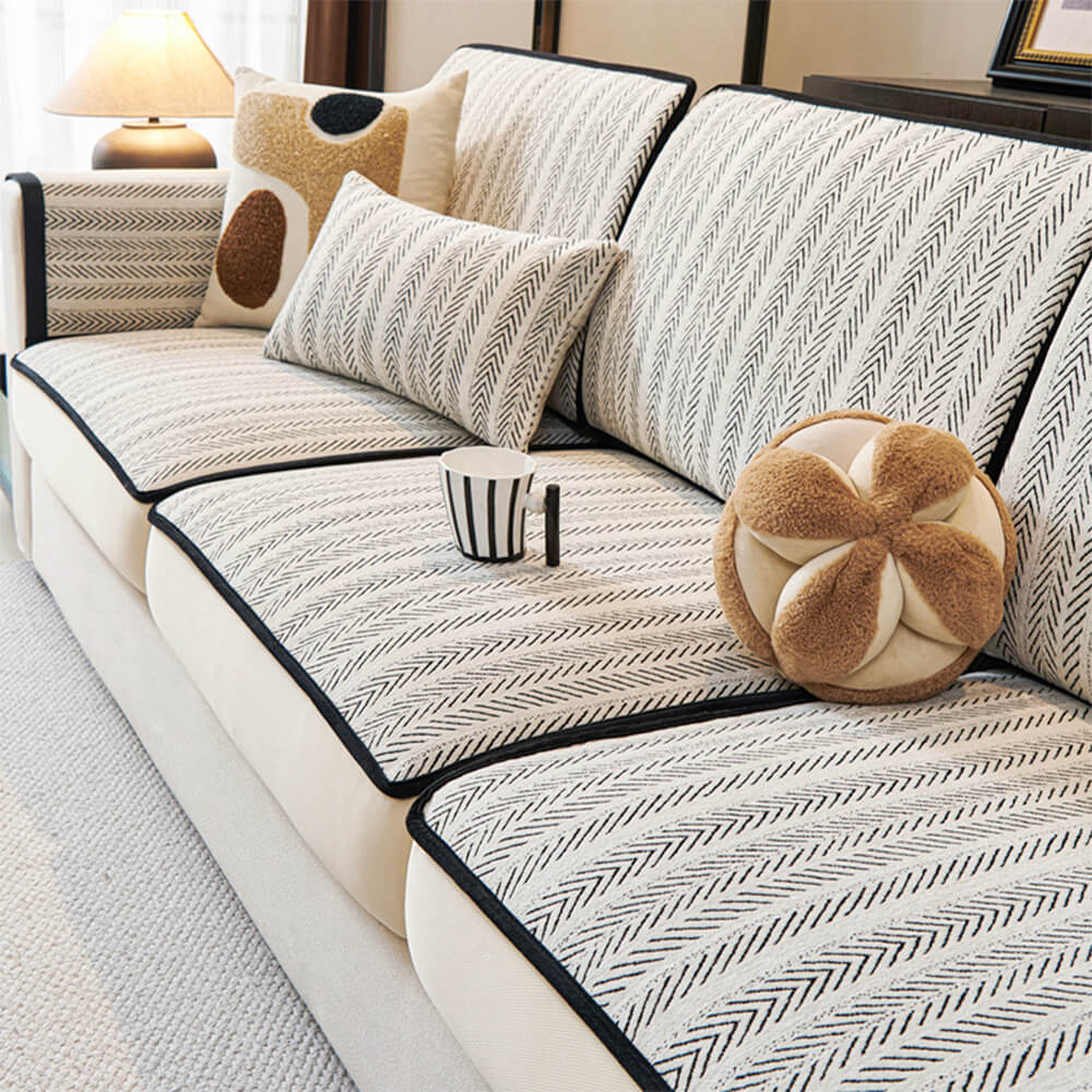 Classic Retro Stretch Chenille Sofa Cover – Full Protection with Elegant Design