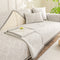 Cooling Iced Bean Geometric Pattern Non-Slip Couch Cover