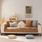 Leaf Patterned Plush Warm Non-Slip Sofa Cover