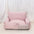 Luxury Houndstooth Cotton-Linen All Seasons Comfort Dog & Cat Sofa Bed