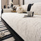 Modern French Striped Chenille Sofa Cover