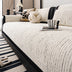 Modern French Striped Chenille Sofa Cover