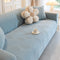 All-Seasons Polar Fleece Elastic Full Wrap Anti-Scratch Sofa Cover