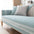 Pure Cotton Lace Trim Embossed Couch Cover
