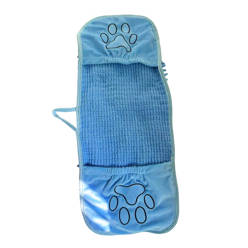 Soft and Quick-Dry Chenille Dog & Cat Bath Towel