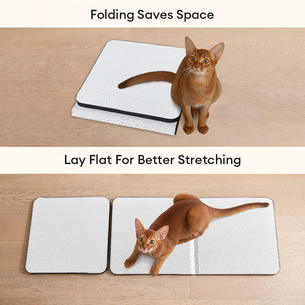 Triangular Foldable Self-Adhesive Scratch-Resistant Cat Scratching Board