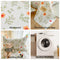 Waterproof TPU Floral Printed Protective Bed Sheet Set