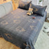 Waterproof TPU Floral Printed Protective Bed Sheet Set