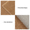 Faux Sisal Scratch-Resistant Sofa Armrest Protector Cover for Cats