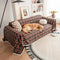 Festive Plaid Color Block Sofa Decoration Sofa Cover
