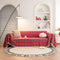 Festive Plaid Color Block Sofa Decoration Sofa Cover