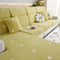 Floral Embroidered Fleece Sofa Anti-Scratch Stretch Sofa Cover