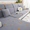 Floral Embroidered Fleece Sofa Anti-Scratch Stretch Sofa Cover