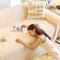Fluffy Jacquard Velvet Scratch-Resistant Thickened Sofa Blanket Sofa Cover