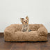 Fluffy Plush Thickened Cozy Pet Calming Bed Dog Cat Sofa Bed