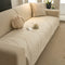 Cool Touch Ice Silk Minimalist Style with Braided Edge Sofa Cover