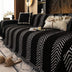 Herringbone Chenille Durable Throw Sofa Cover with Seamless Pattern Stitching