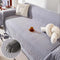 Minimalist Arch Motif Scratch-Resistant Chenille Throw Sofa Cover