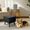 2-in-1 Convertible Wooden Home Step Stool Dog Ramp Stairs