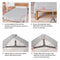 Adjustable Non-Slip Elastic Bed Sheet Straps with Metal Clips