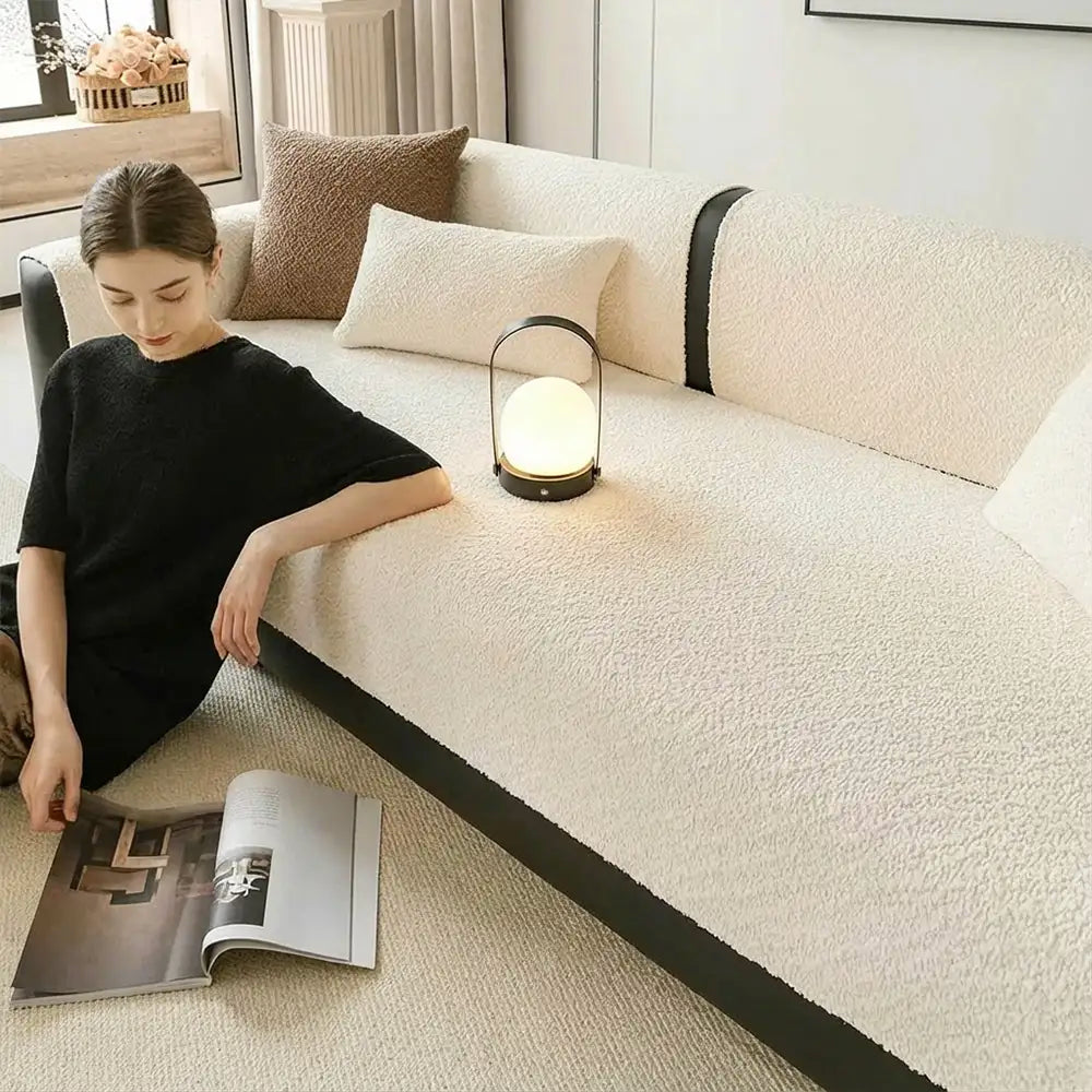 All-Season Breathable Chenille Scratch-Resistant Sofa Protection Outdoor Sofa Cover