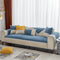 All Seasons Water-Resistant Colorblock Anti-Slip Sofa Cover for Pets and Kids