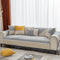 All Seasons Water-Resistant Colorblock Anti-Slip Sofa Cover for Pets and Kids