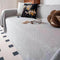 Breathable Woven Linen-Look Scratch-Resistant Throw Sofa Cover