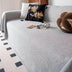 Breathable Woven Linen-Look Scratch-Resistant Throw Sofa Cover