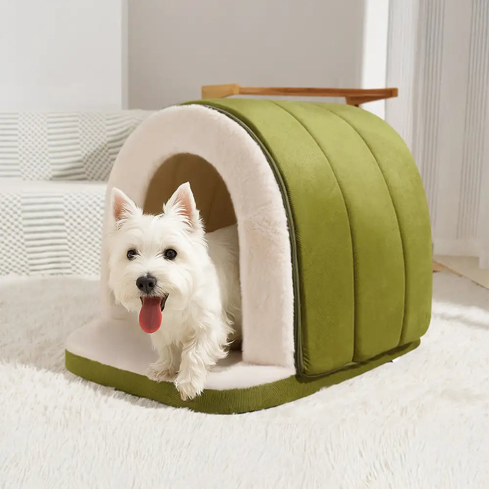 Cave-Style Warm Deep Sleeping Snug Cat Cave Dog House