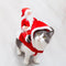 Costume de chien Cosplay pour animaux de compagnie, fête de noël, père noël